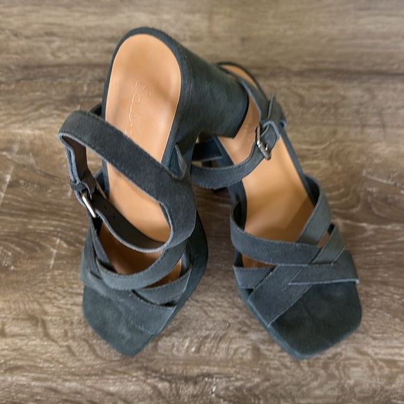 Splendid Piper Green Suede Heel - Picture 3 of 11